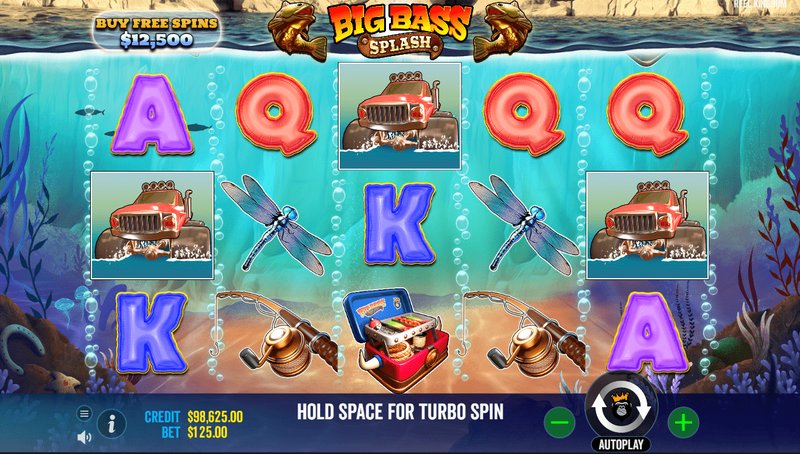 Erfolgreiche Fische bei Big Bass Splash - Slot im Test auf Deutsch